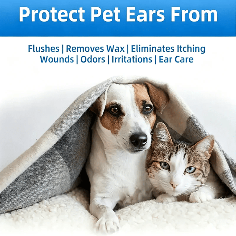 Gentle Pet Ear Wash | Odor-Free Cleaning for Dogs & Cats🐾