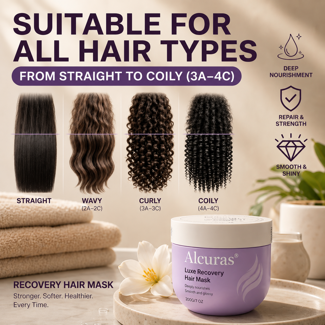 💦 Hydrating Revitalizing Hair Mask – Quench, Repair, Shine! ✨💇‍♀️