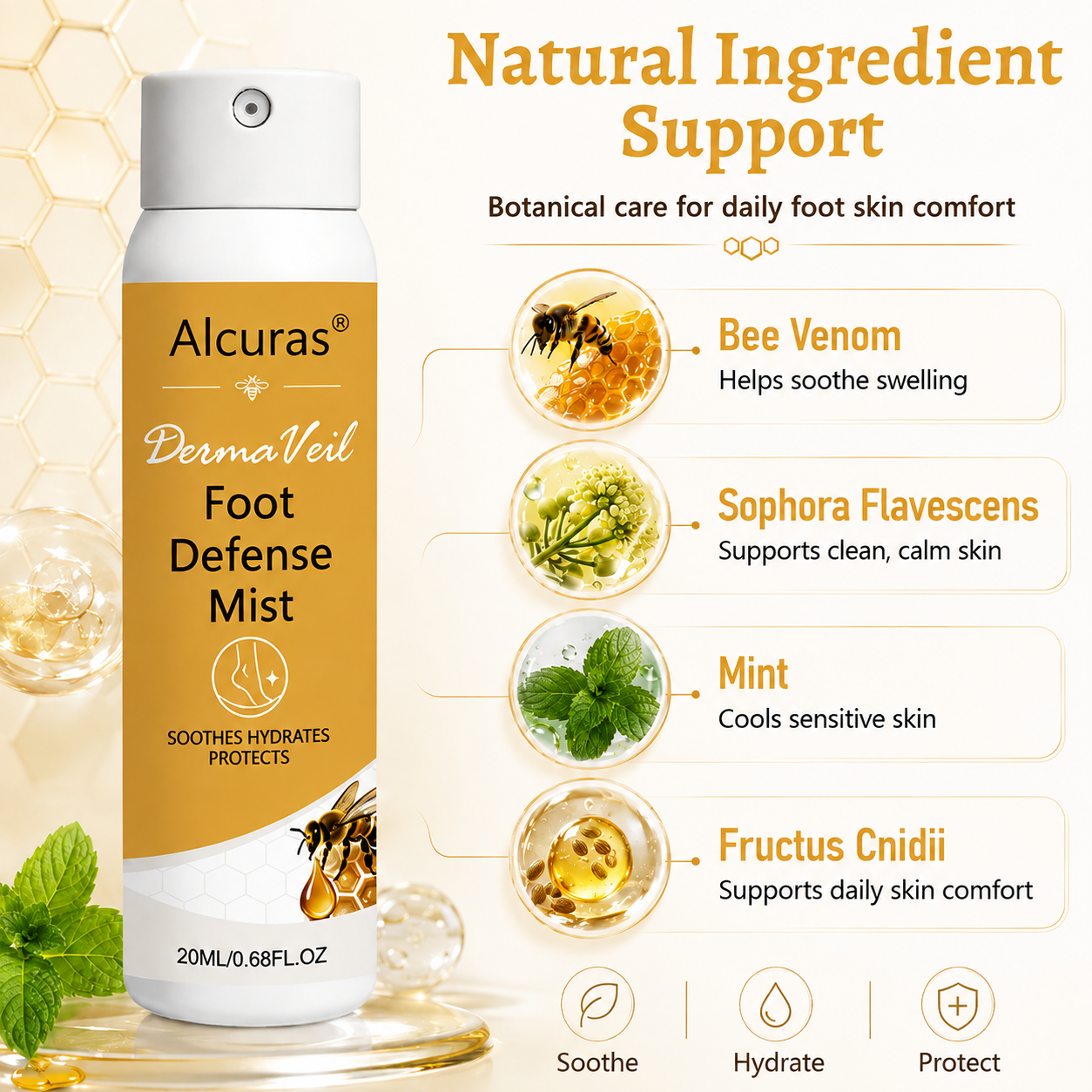 Alcuras® DermaVeil Foot Defense Mist2
