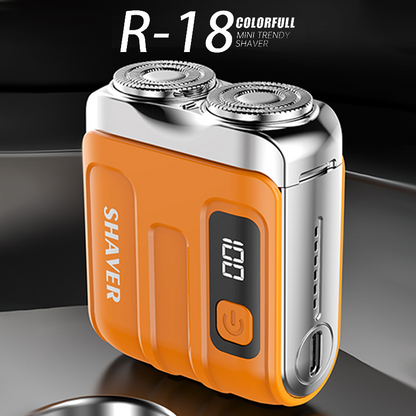 🔥Portable Mini Men's Electric Shaver – Compact & rechargeable – Wet/dry use, perfect for travel or gym bag – quick and smooth shave ✨🧳