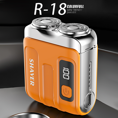 🔥Portable Mini Men's Electric Shaver – Compact & rechargeable – Wet/dry use, perfect for travel or gym bag – quick and smooth shave ✨🧳
