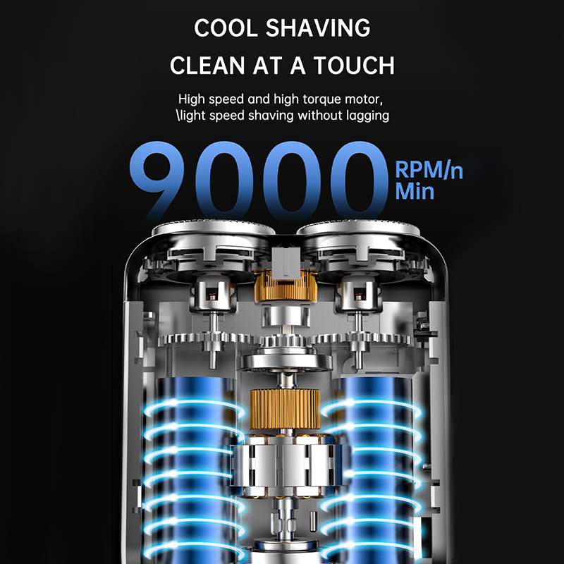 🔥Portable Mini Men's Electric Shaver – Compact & rechargeable – Wet/dry use, perfect for travel or gym bag – quick and smooth shave ✨🧳