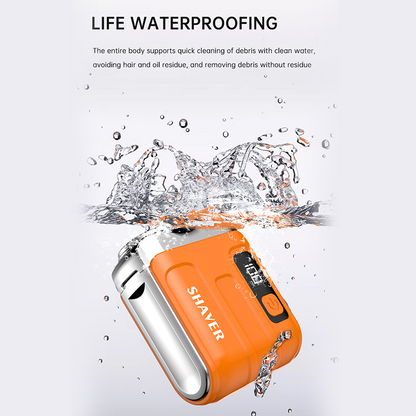 🔥Portable Mini Men's Electric Shaver – Compact & rechargeable – Wet/dry use, perfect for travel or gym bag – quick and smooth shave ✨🧳