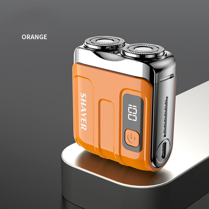 🔥Portable Mini Men's Electric Shaver – Compact & rechargeable – Wet/dry use, perfect for travel or gym bag – quick and smooth shave ✨🧳