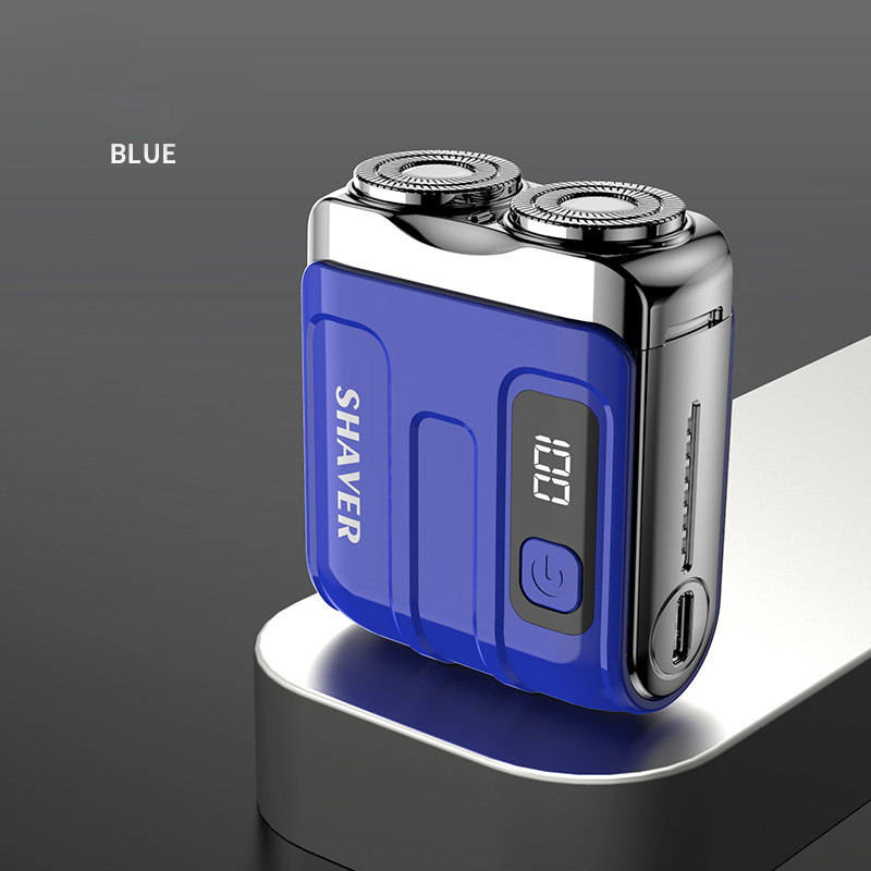🔥Portable Mini Men's Electric Shaver – Compact & rechargeable – Wet/dry use, perfect for travel or gym bag – quick and smooth shave ✨🧳