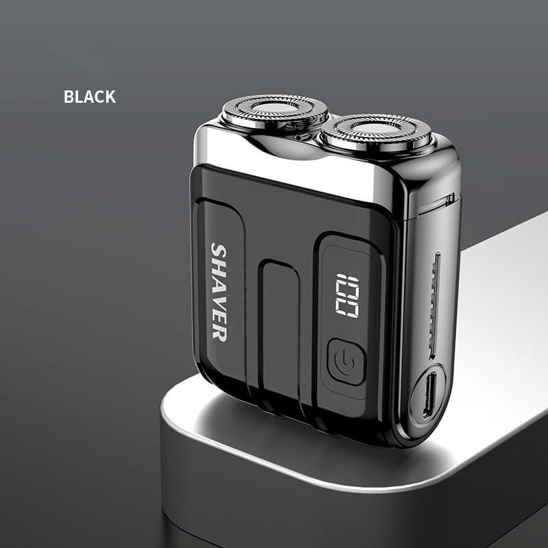 🔥Portable Mini Men's Electric Shaver – Compact & rechargeable – Wet/dry use, perfect for travel or gym bag – quick and smooth shave ✨🧳