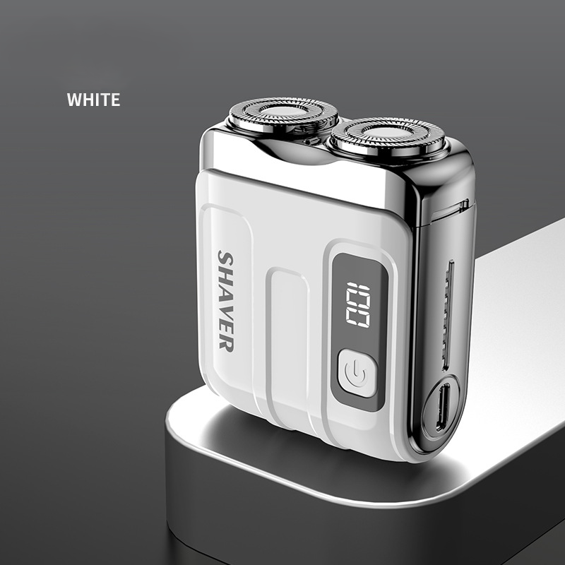 🔥Portable Mini Men's Electric Shaver – Compact & rechargeable – Wet/dry use, perfect for travel or gym bag – quick and smooth shave ✨🧳