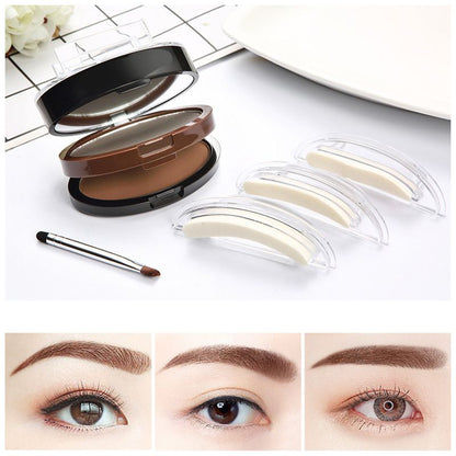 🥳 2026 HOT SALE🥳💞 50K+ SOLD!🖌️✨Instant Adjustable Eyebrow Stamp – Two-Colour Brow Powder, Waterproof & Smudge-Proof. Natural, Full Brows in Seconds!💕🎀