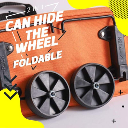 2-in-1 Foldable Shopping Cart