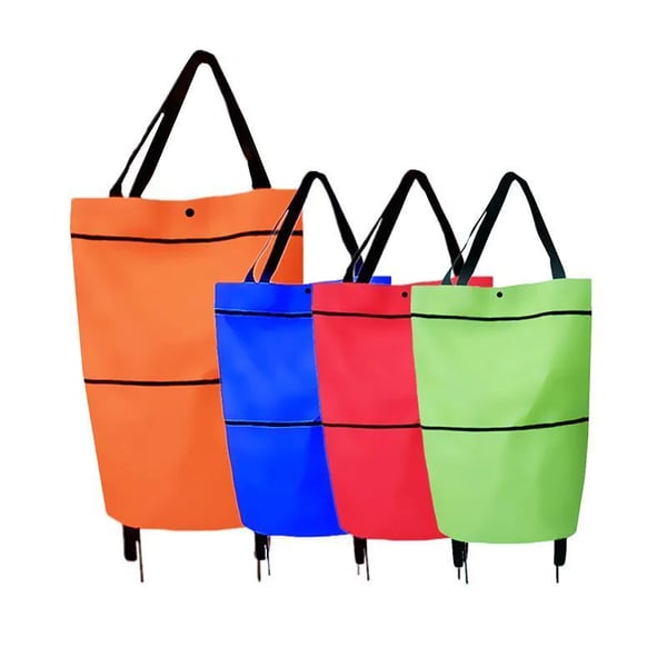 2-in-1 Foldable Shopping Cart