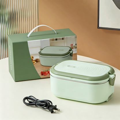 📢📢50% OFF !! ⏰Portable Electric Heated Lunch Box Water-Free Food Warmer