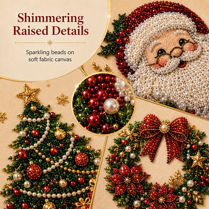 🎄Christmas Pre Sale⚡50K+ SOLD!🎅🧘Relaxing & Beginner-Friendly 🎨💎DIY Christmas Pearl Diamond Art Kit