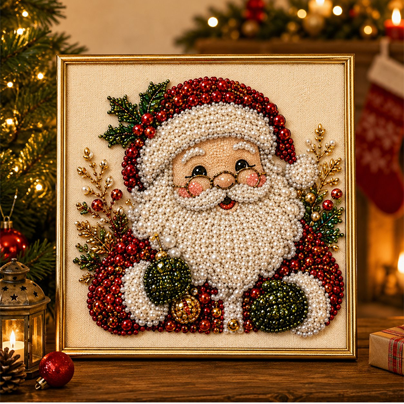 🎄Christmas Pre Sale⚡50K+ SOLD!🎅🧘Relaxing & Beginner-Friendly 🎨💎DIY Christmas Pearl Diamond Art Kit