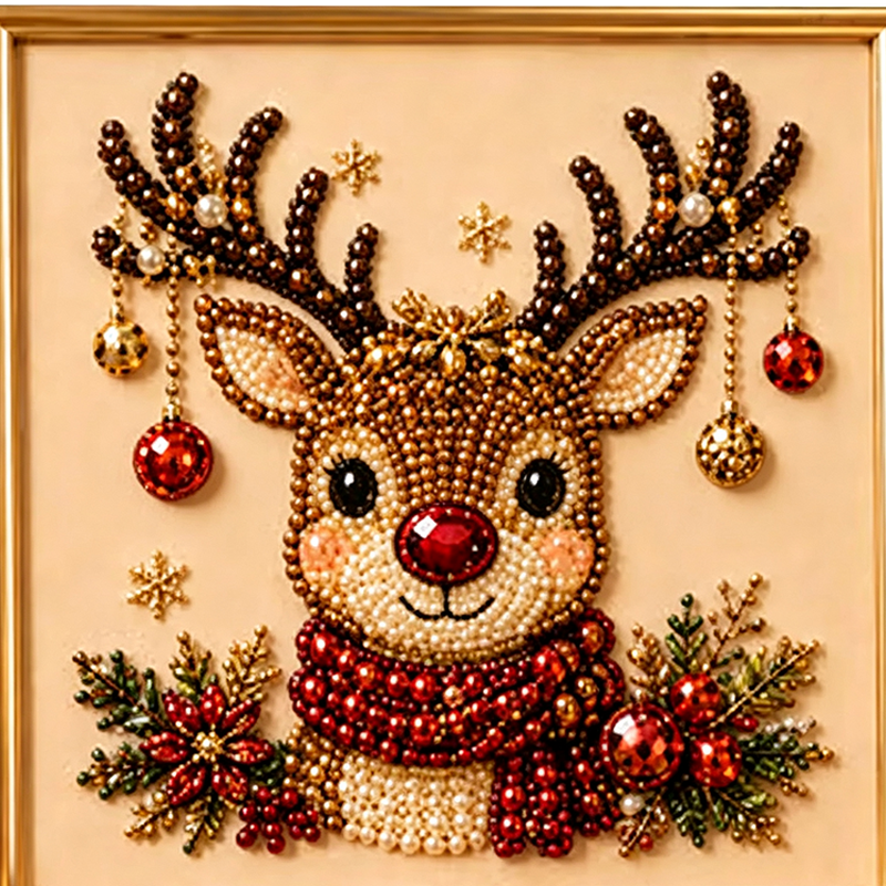 🎄Christmas Pre Sale⚡50K+ SOLD!🎅🧘Relaxing & Beginner-Friendly 🎨💎DIY Christmas Pearl Diamond Art Kit