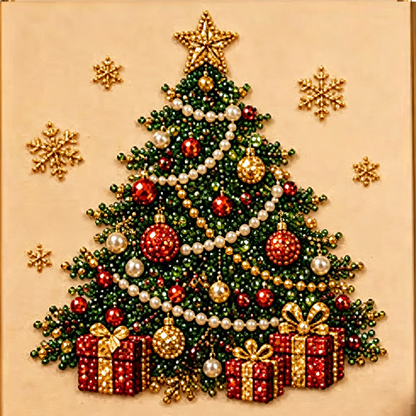 🎄Christmas Pre Sale⚡50K+ SOLD!🎅🧘Relaxing & Beginner-Friendly 🎨💎DIY Christmas Pearl Diamond Art Kit