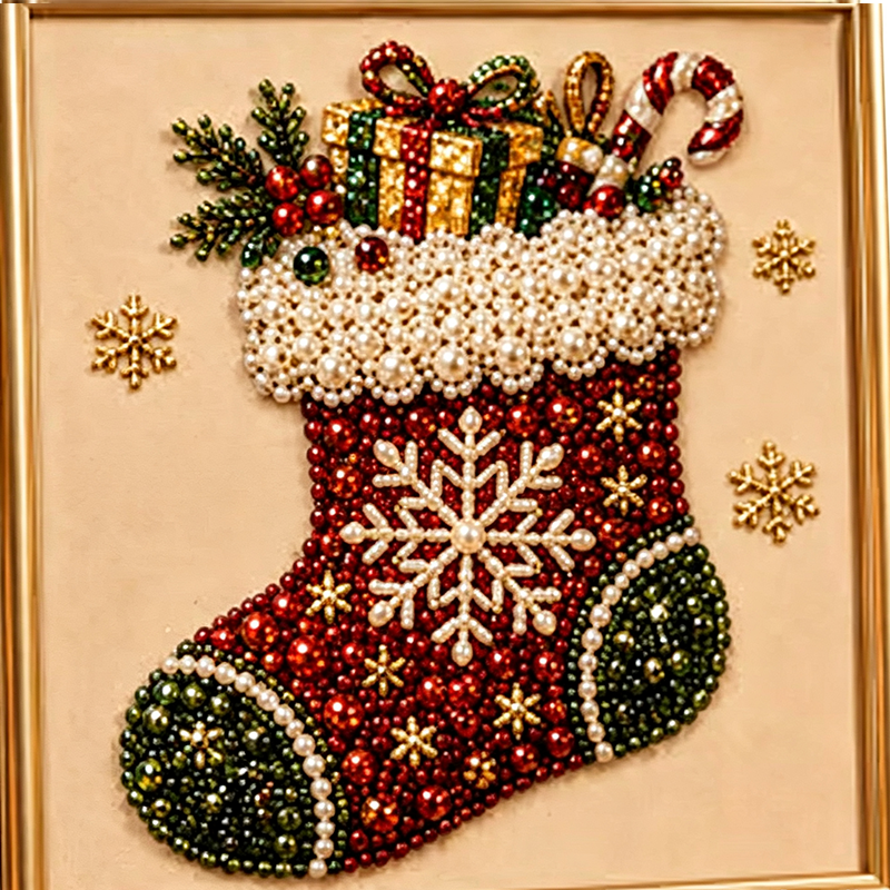 🎄Christmas Pre Sale⚡50K+ SOLD!🎅🧘Relaxing & Beginner-Friendly 🎨💎DIY Christmas Pearl Diamond Art Kit