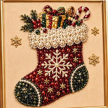 🎄Christmas Pre Sale⚡50K+ SOLD!🎅🧘Relaxing & Beginner-Friendly 🎨💎DIY Christmas Pearl Diamond Art Kit