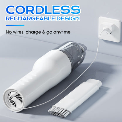 🚗50% OFF NOW ! ✨Handheld Cordless Car Vacuum Cleaner – Portable Mini Wireless Vacuum for Car Interior, Home Keyboard & Gap Deep Cleaning